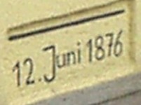 Wasserstand 12. Juni 1867