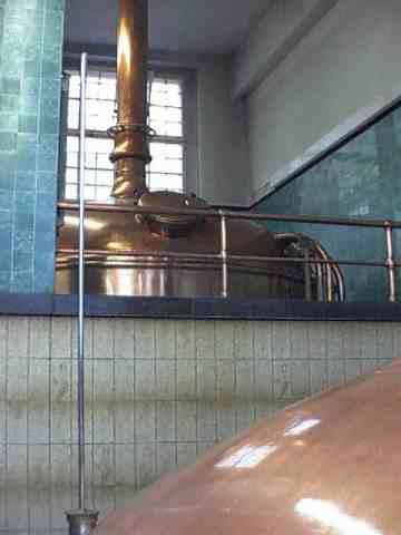 Sudkessel in der Hhe gestaffelt (Brauerei Eichhof)